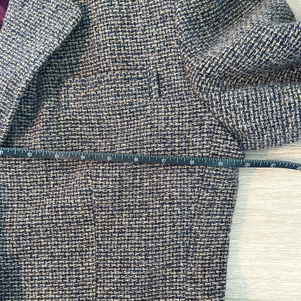 Vintage Blazer - tan, Navy Blue thread - Picture 6 of 8